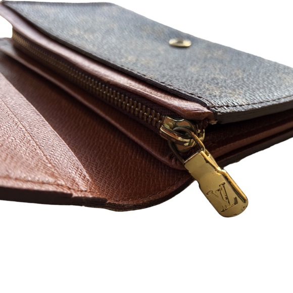 Louis Vuitton Monogram Porte-Monnaie Tresor Wallet Excellent Condition - Picture 12 of 16